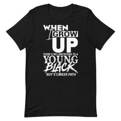 When I Grow Up (White) Unisex T-Shirt